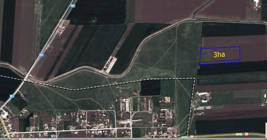 TEREN 3 HA LA 100M DE INTRAVILAN